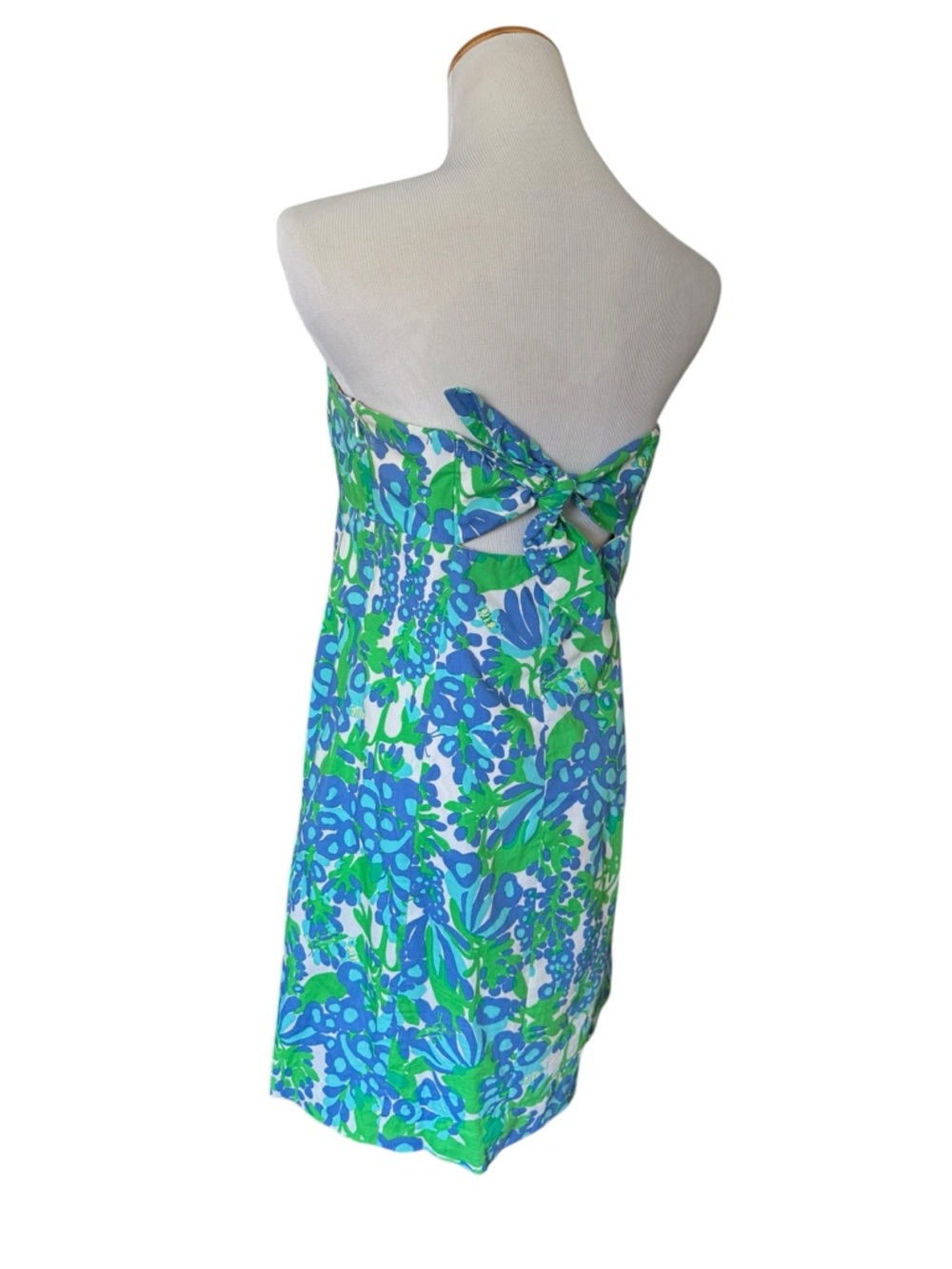 Lilly Pulitzer Franco Bee In Your Bonnet Strapless Dress - Picture 3 of 9